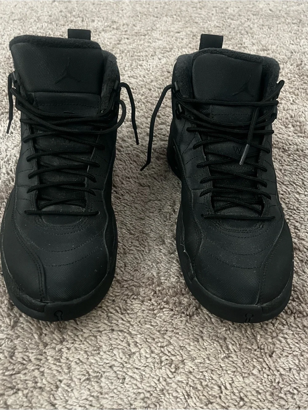 Jordan 12 Retro Winter Black Jumpman 23